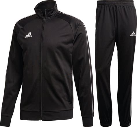 adidas pak heren zwart|adidas trainingspakken.